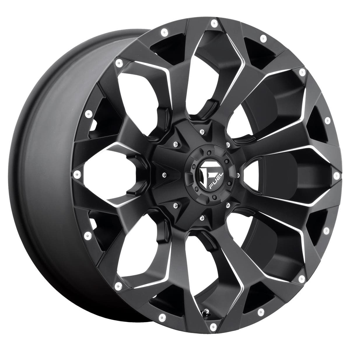 Fuel D546 Assault Matte Black Milled 9x20
