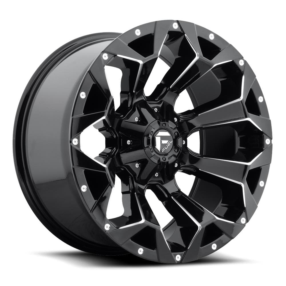 Fuel D576 Assault Gloss Black Milled 9x20