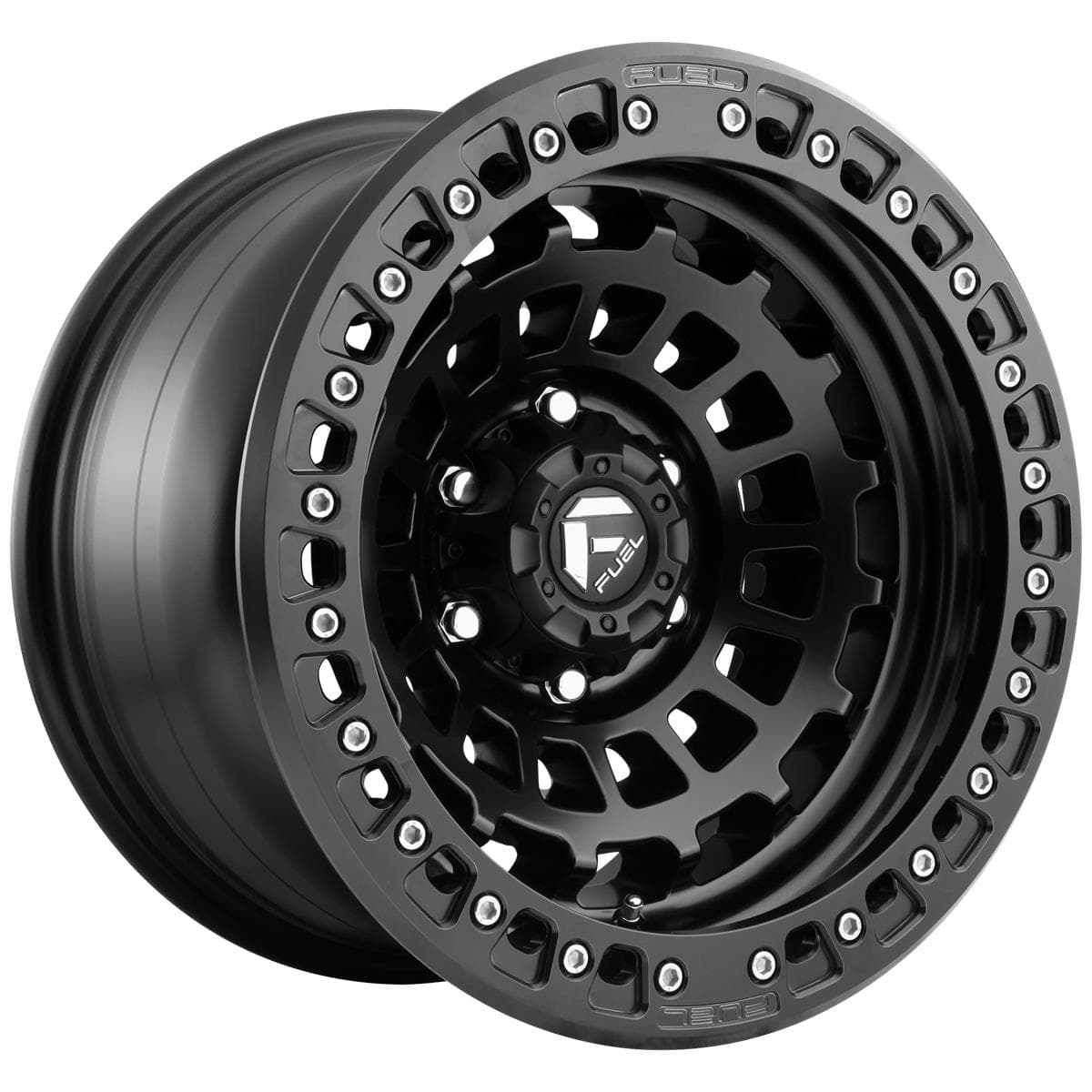 Fuel D101 Zephyr Beadlock Matte Black 9x17