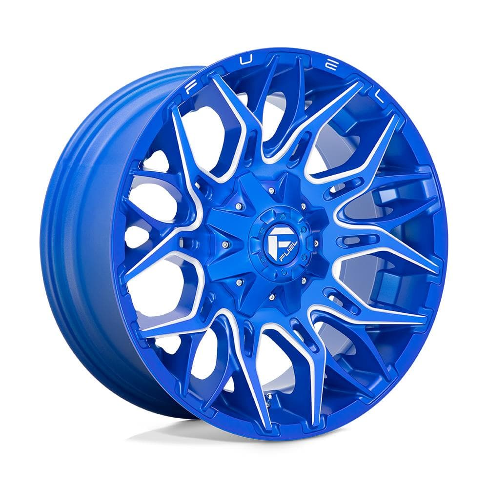 Fuel D770 Twitch Anodized Blue Milled 9x20