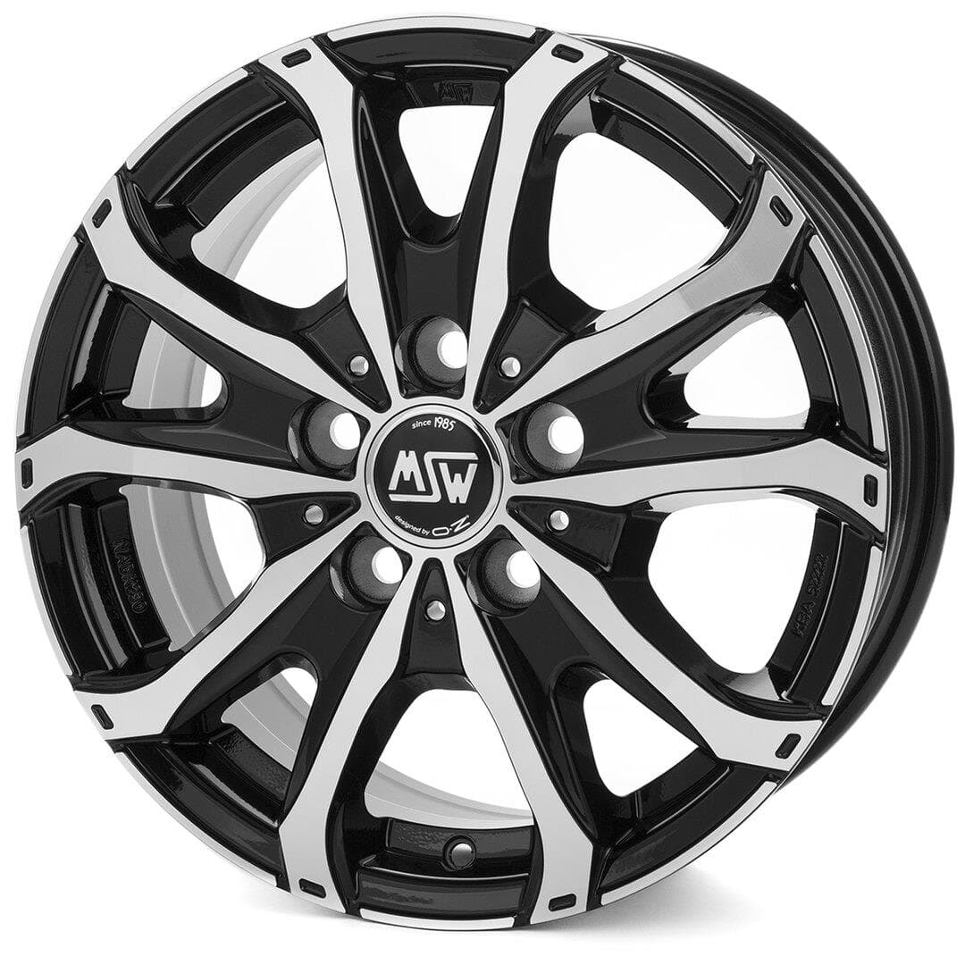 MSW 48 Van Gloss Black Full Polished 6.5x16