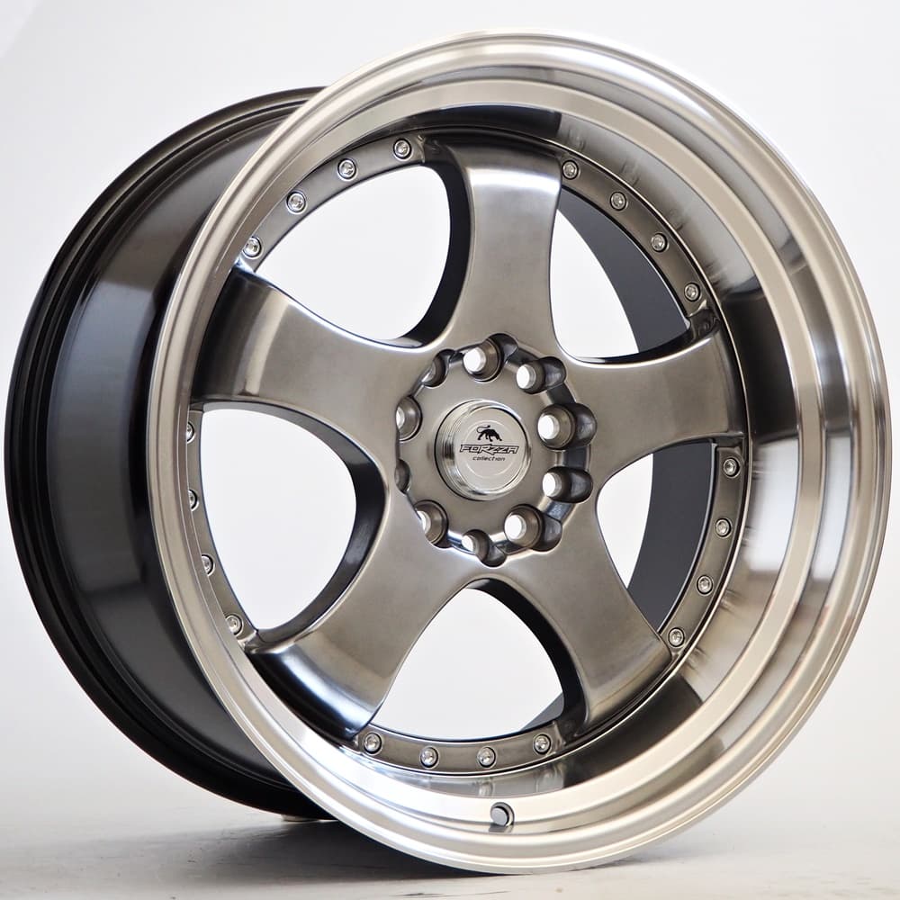 Forzza Flamber Hyper Black/Lip Machined 9.5x18