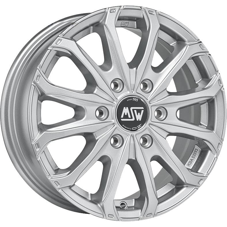 MSW 48 Van 6 Holes Full Silver 6.5x16