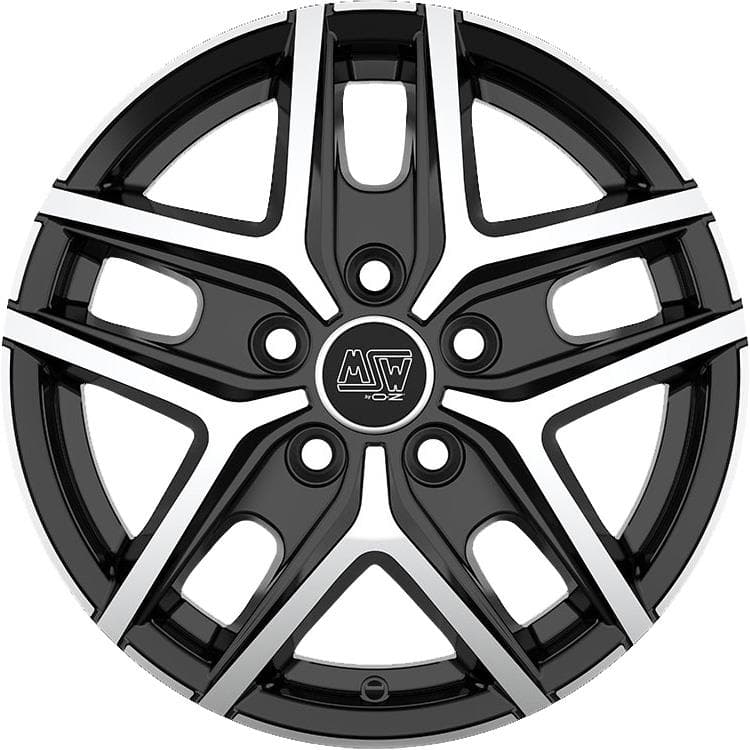 MSW 40 Van Gloss Black Full Polished 6.5x16