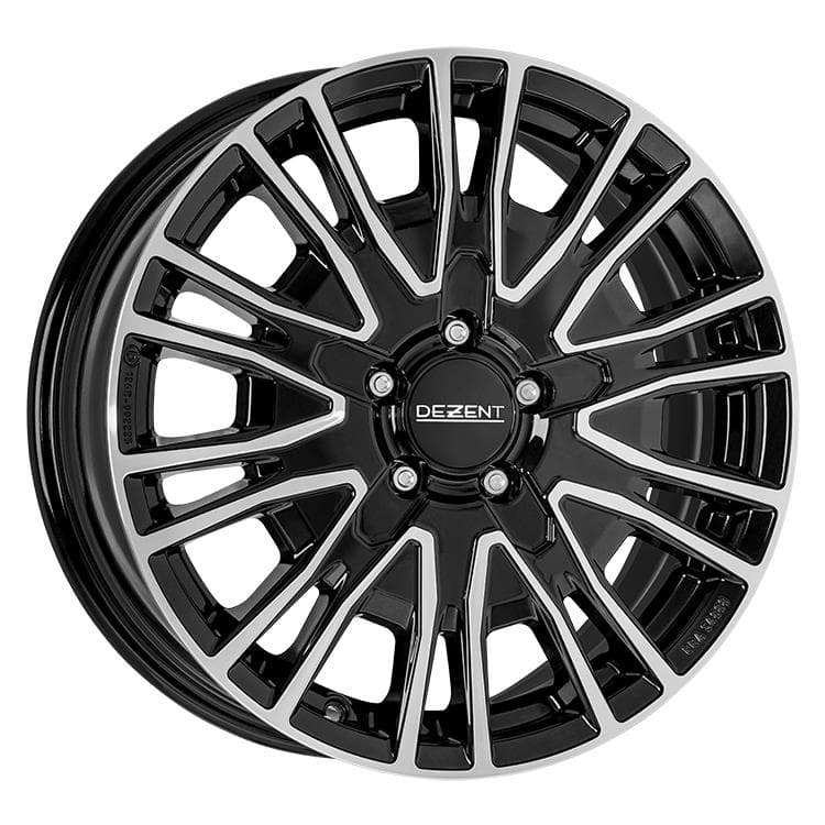 Dezent KE Dark Black/polished 6.5x16