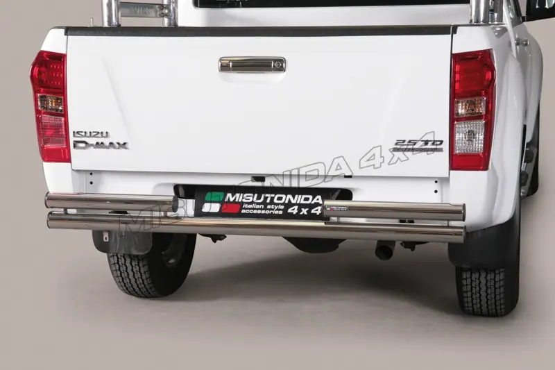 Tagakaitse kahetoruline ø63, poleeritud — Isuzu D-Max (2012–2017)