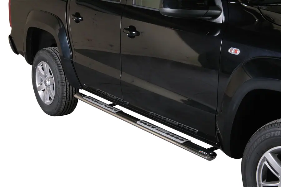 Astmelauad Design, alumiiniumastmete ja neopreeniga øovaal, poleeritud — Volkswagen Amarok (2009–2016)