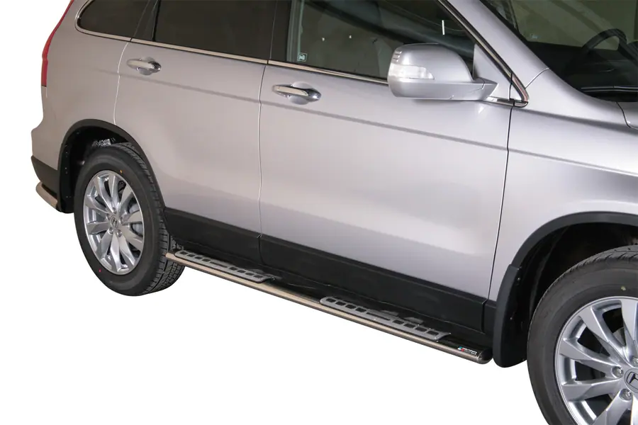 Astmelauad Design, alumiiniumastmete ja neopreeniga øovaal, poleeritud — Honda CR-V (2010–2012)