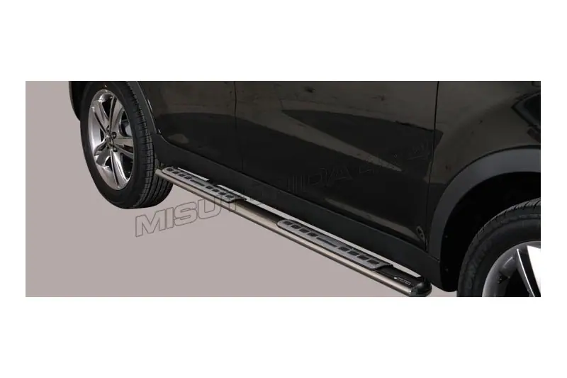 Astmelauad Design, alumiiniumastmete ja neopreeniga øovaal, poleeritud — SsangYong Korando (2011–)