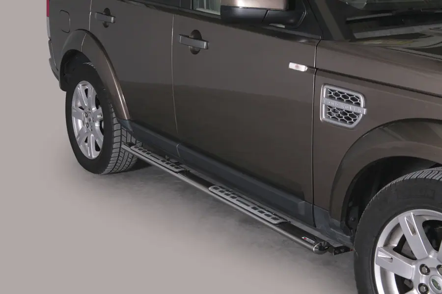 Astmelauad Design, alumiiniumastmete ja neopreeniga øovaal, poleeritud — Land Rover Discovery (2012–2017)