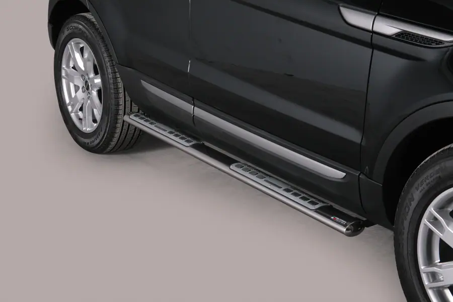 Astmelauad Design, alumiiniumastmete ja neopreeniga øovaal, poleeritud — Land Rover Range Rover Evoque (2011–2015)