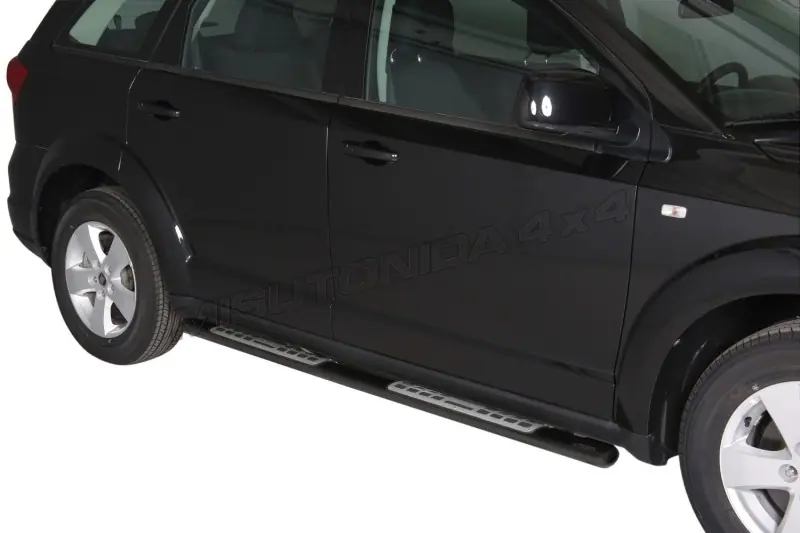 Astmelauad Design, alumiiniumastmete ja neopreeniga øovaal, must — Fiat Freemont (2011–)