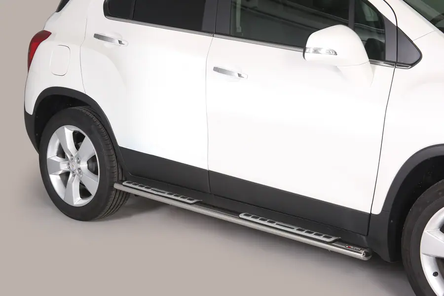 Astmelauad Design, alumiiniumastmete ja neopreeniga øovaal, poleeritud — Chevrolet Trax (2013–)