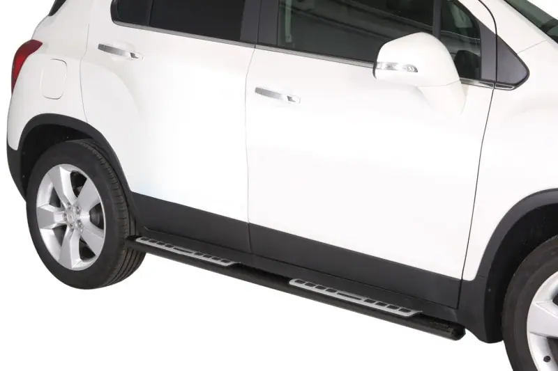Astmelauad Design, alumiiniumastmete ja neopreeniga øovaal, must — Chevrolet Trax (2013–)