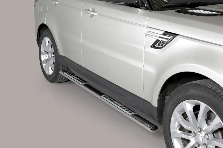 Astmelauad Design, alumiiniumastmete ja neopreeniga øovaal, poleeritud — Land Rover Range Rover Sport (2014–2017)