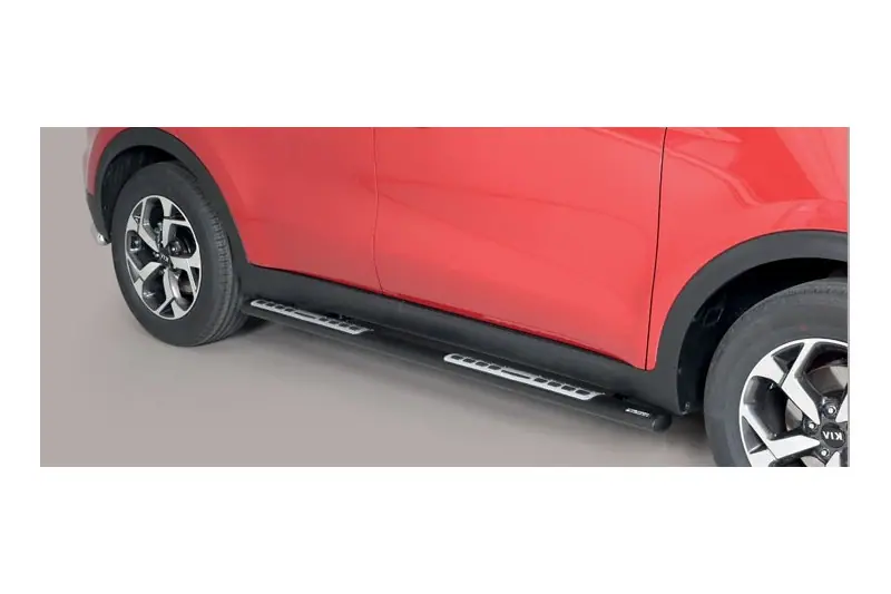 Astmelauad Design, alumiiniumastmete ja neopreeniga øovaal, must — Kia Sportage (2016–2017)