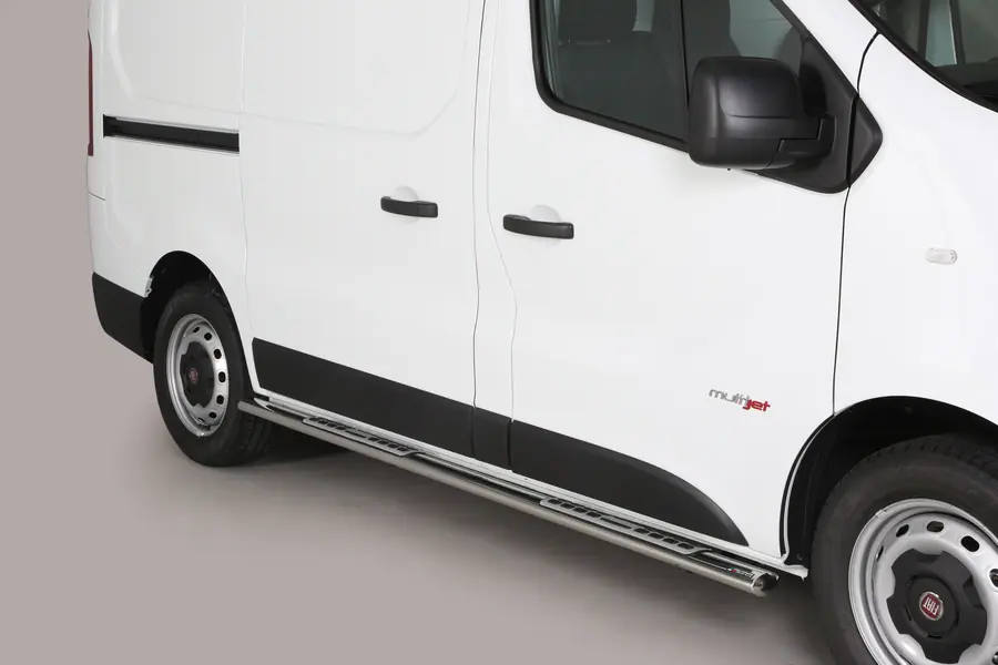 Astmelauad Design, alumiiniumastmete ja neopreeniga øovaal, poleeritud — Fiat Talento (2016–)