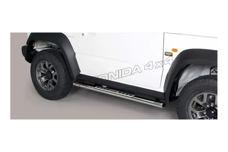 Astmelauad Design, alumiiniumastmete ja neopreeniga øovaal, poleeritud — Suzuki Jimny (2018–)