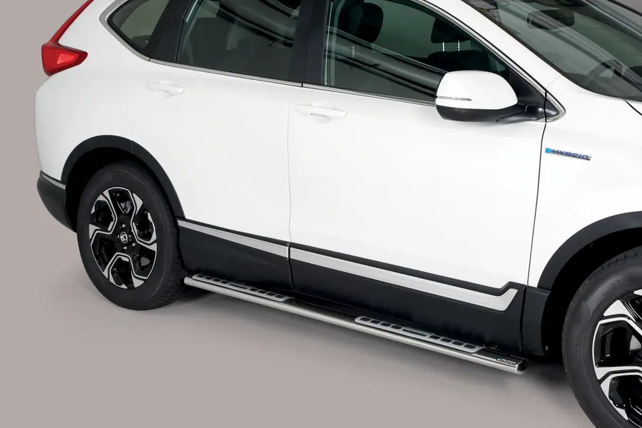 Astmelauad Design, alumiiniumastmete ja neopreeniga øovaal, poleeritud — Honda CR-V (2019–)