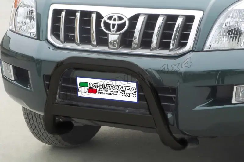 Medium bar, EC approved ø63, black — Toyota Land Cruiser 120 (2003–2009)
