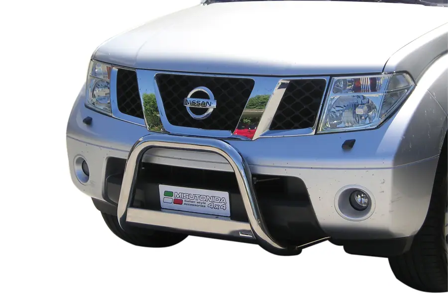 Medium bar ø63, mirror polished — Nissan Pathfinder (2005–2010)