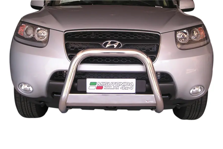 Medium bar ø63, mirror polished — Hyundai Santa Fe (2006–2010)