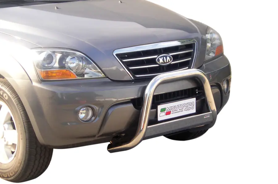Esikaitseraud Medium, EÜ tüübikinnitusega ø63, poleeritud — Kia Sorento (2006–2008)