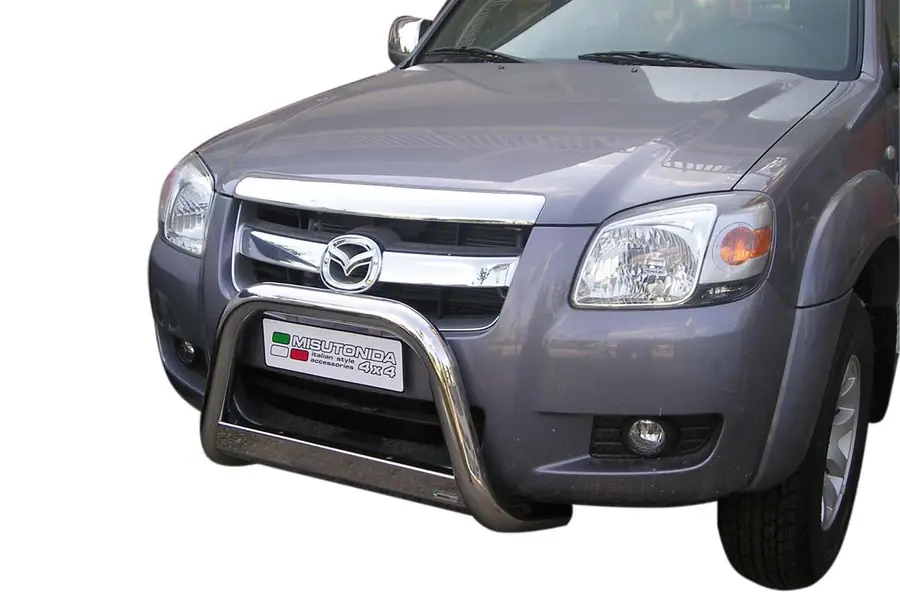 Medium bar, EC approved ø63, mirror polished — Mazda BT-50 (2007–2009)