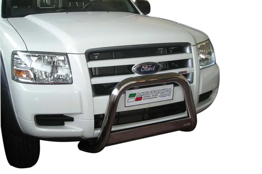 Medium bar, EC approved ø63, mirror polished — Ford Ranger (2007–2012)