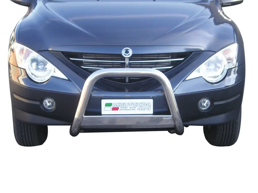 Medium bar ø63, mirror polished — SsangYong Actyon Sports (2007–2012)