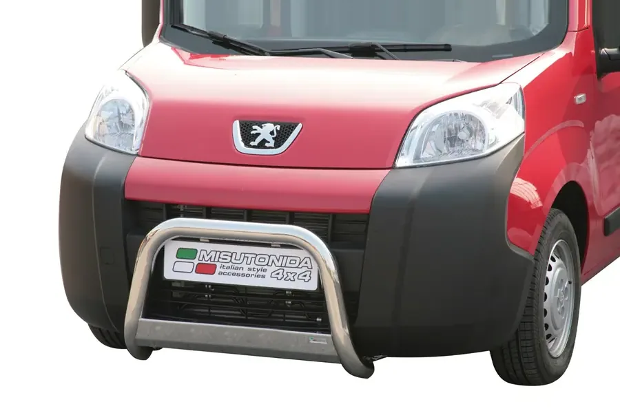 Medium bar ø63, mirror polished — Peugeot Bipper (2008–)