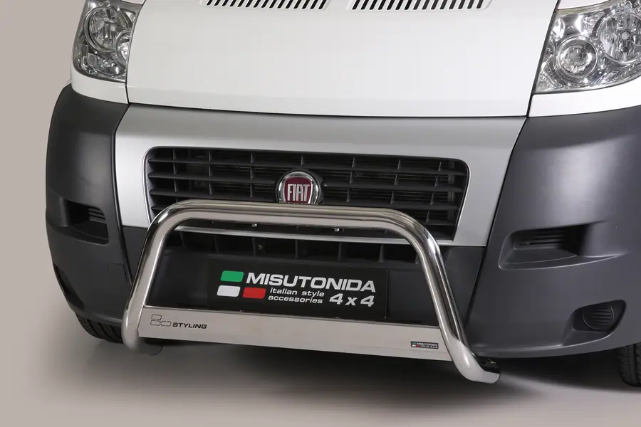 Medium bar ø63, mirror polished — Fiat Ducato (2006–2016)