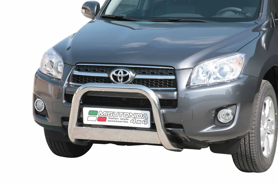 Esikaitseraud Medium, EÜ tüübikinnitusega ø63, poleeritud — Toyota RAV4 (2006–2010)