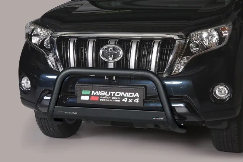 Medium bar, EC approved ø63, black — Toyota Land Cruiser 150 (2013–2017)