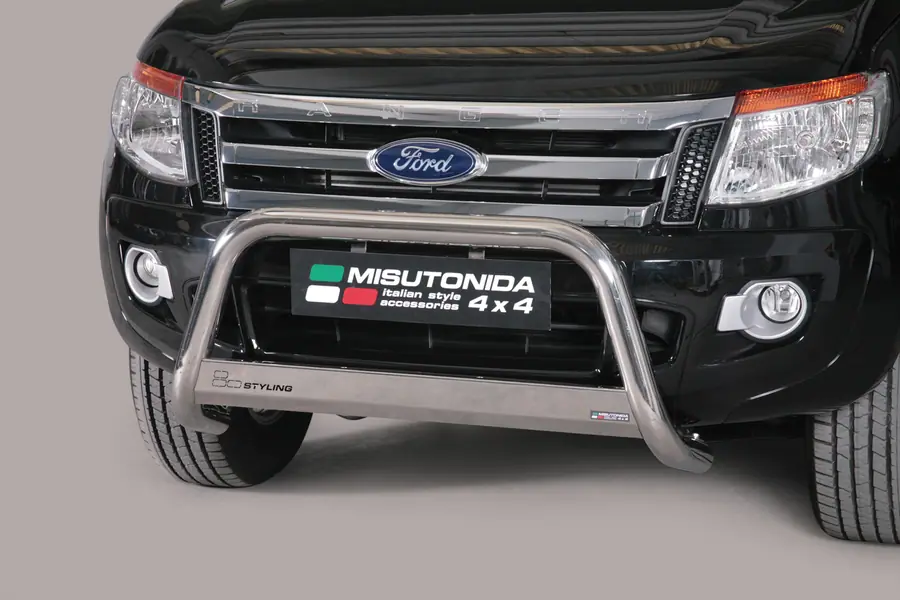 Medium bar ø63, mirror polished — Ford Ranger (2012–2016)