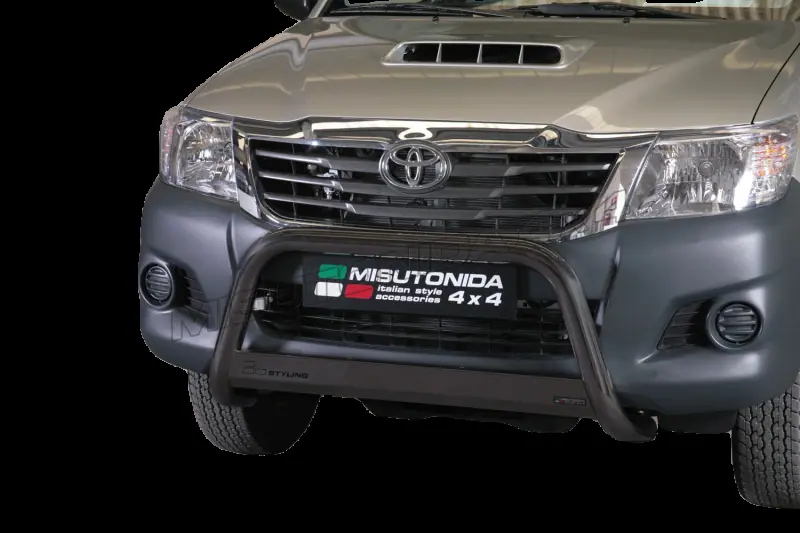 Medium bar ø63, black — Toyota Hilux (2011–2015)