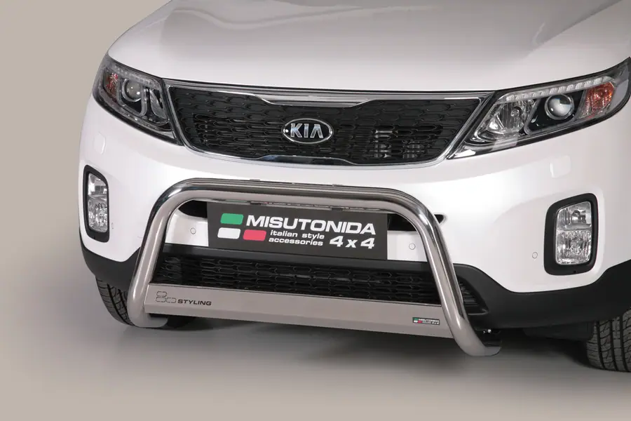 Medium bar ø63, mirror polished — Kia Sorento (2012–2014)