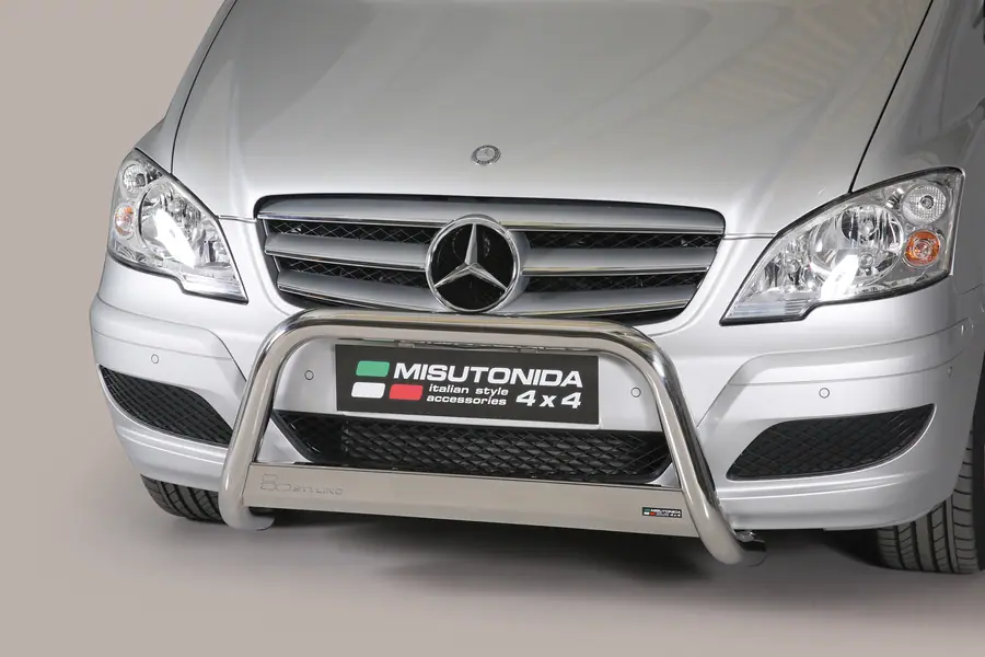 Medium bar ø63, mirror polished — Mercedes-Benz Viano (2010–2014)