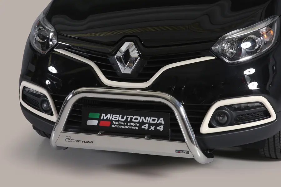 Medium bar ø63, mirror polished — Renault Captur (2013–2017)