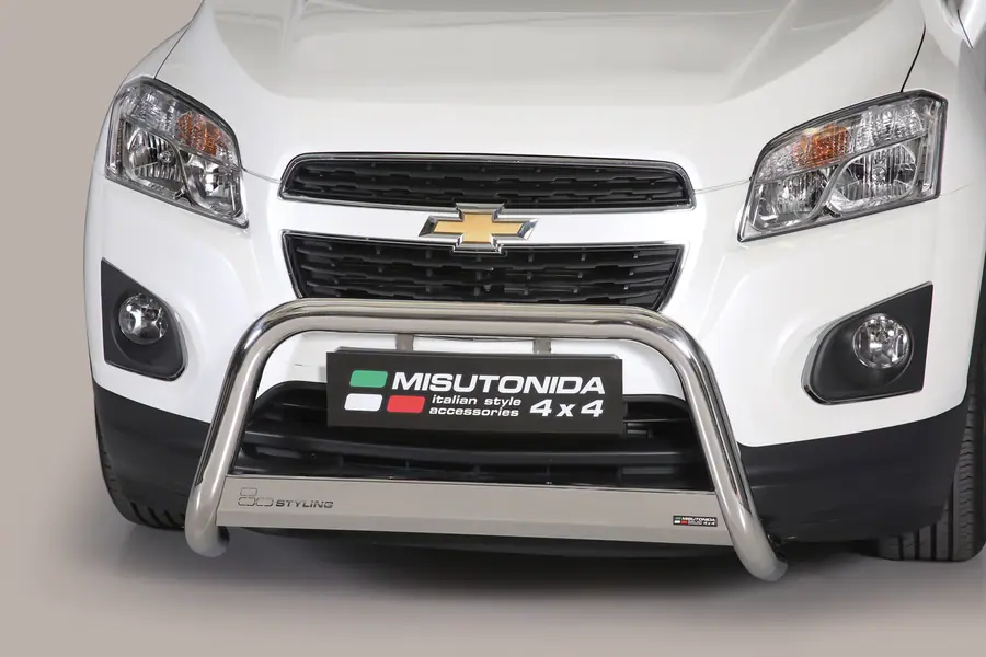 Medium bar ø63, mirror polished — Chevrolet Trax (2013–)