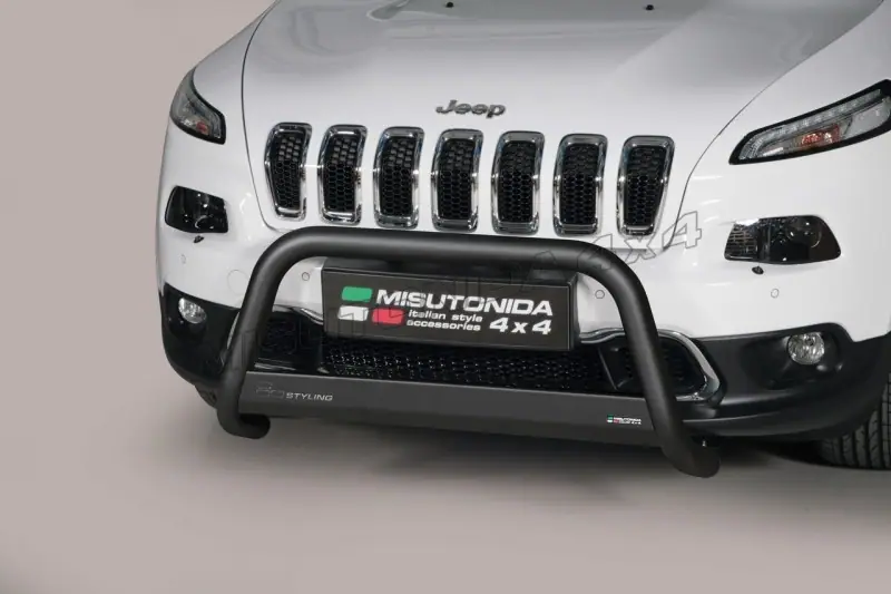 Medium bar ø63, black — Jeep Cherokee (2014–)