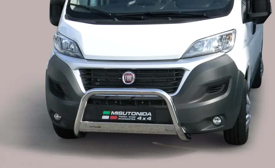 Medium bar ø63, mirror polished — Fiat Ducato (2006–2016)