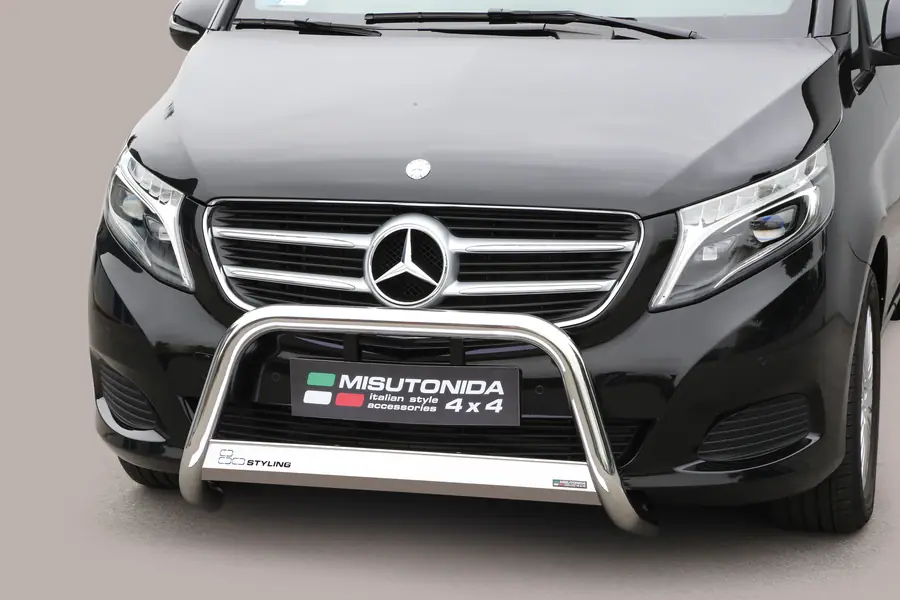 Medium bar ø63, mirror polished — Mercedes-Benz V-Class (2014–)
