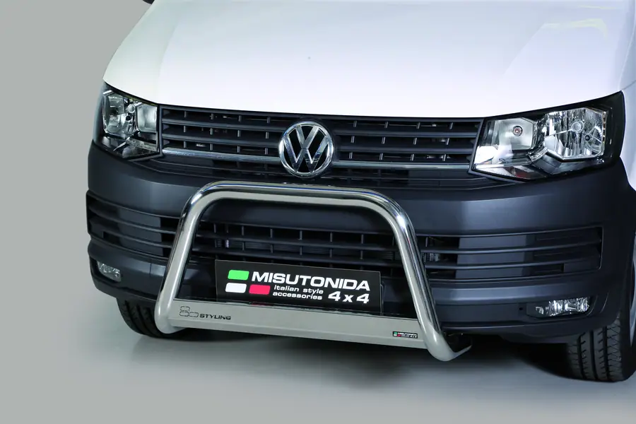 Medium bar ø63, mirror polished — Volkswagen T6 (2015–2019)