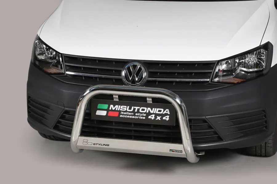 Medium bar ø63, mirror polished — Volkswagen Caddy (2015–2020)