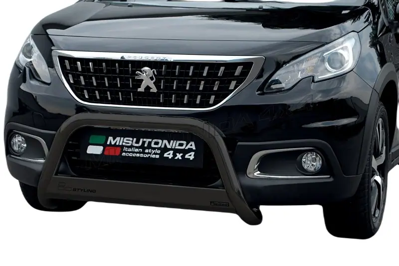 Medium bar ø63, black — Peugeot 2008 (2016–2019)