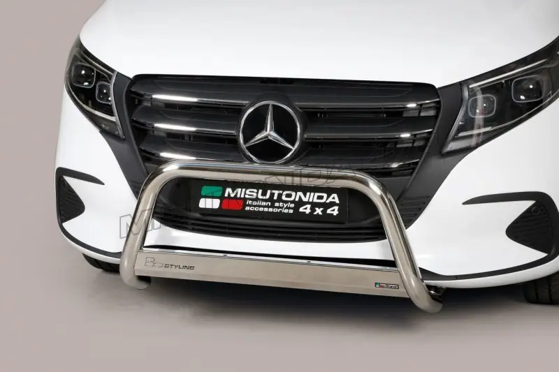 Esikaitseraud Medium, EÜ tüübikinnitusega ø63, poleeritud — Mercedes-Benz V-Class (2019–)