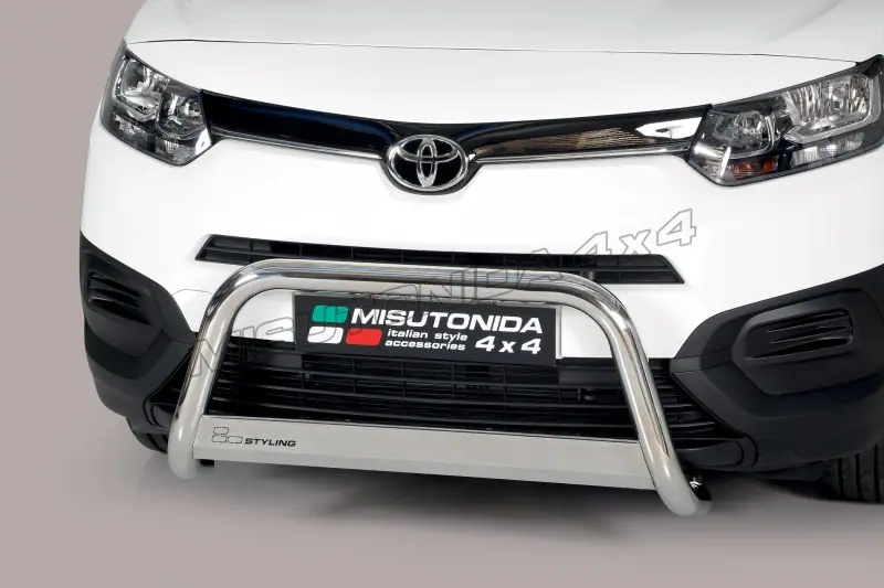 Medium bar ø63, mirror polished — Toyota Proace City Van (2019–)