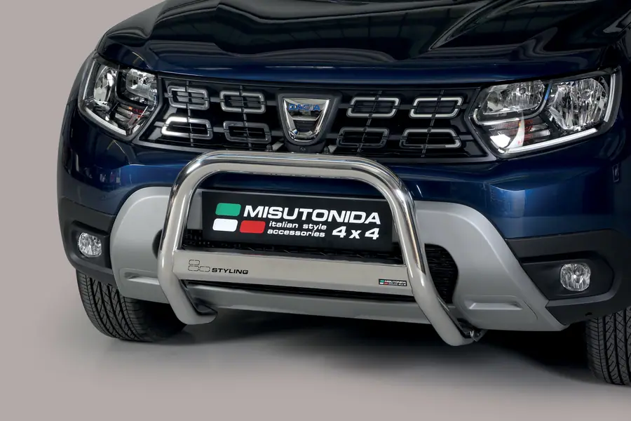 Medium bar ø63, mirror polished — Dacia Duster (2018–2019)