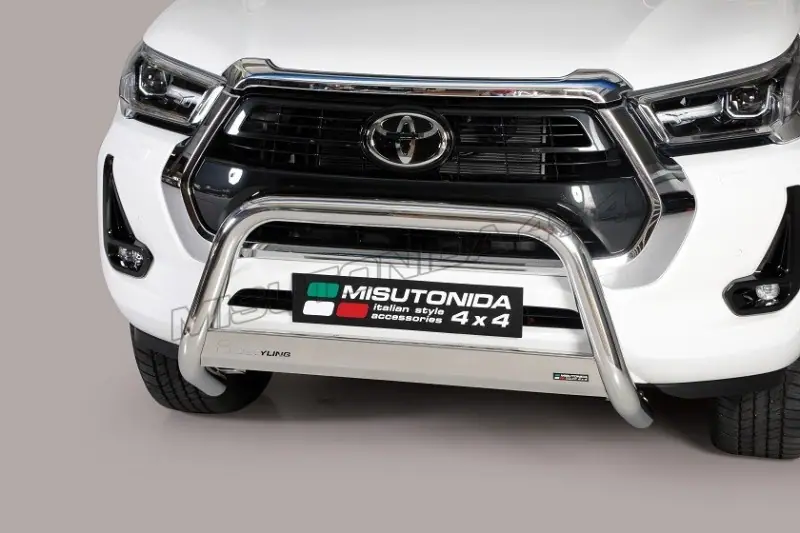 Esikaitseraud Medium, EÜ tüübikinnitusega ø63, poleeritud — Toyota Hilux (2021–)